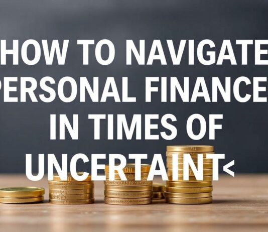 Cómo Navegar por las Finanzas Personales en Tiempos de Incertidumbre How to Navigate Personal Finances in Times of Uncertainty