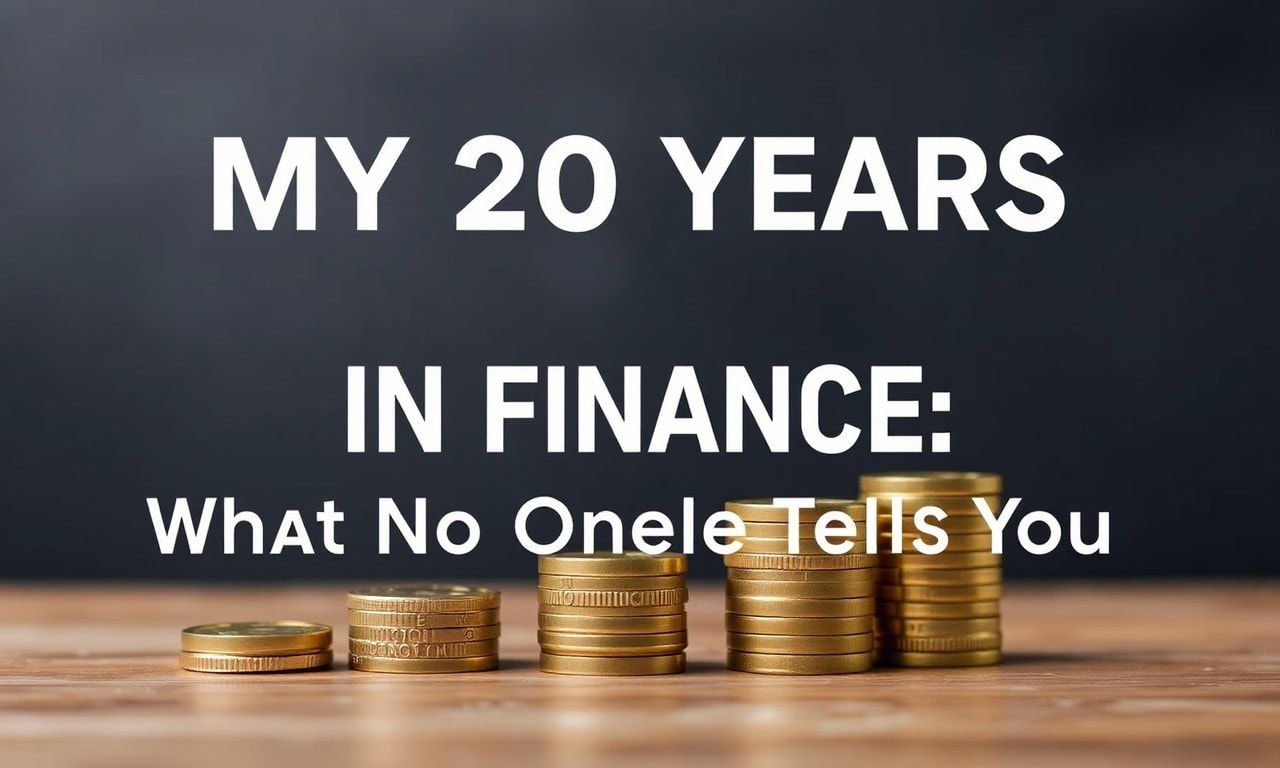 Mis 20 Años en Finanzas: Lo Que Nadie Te Dice